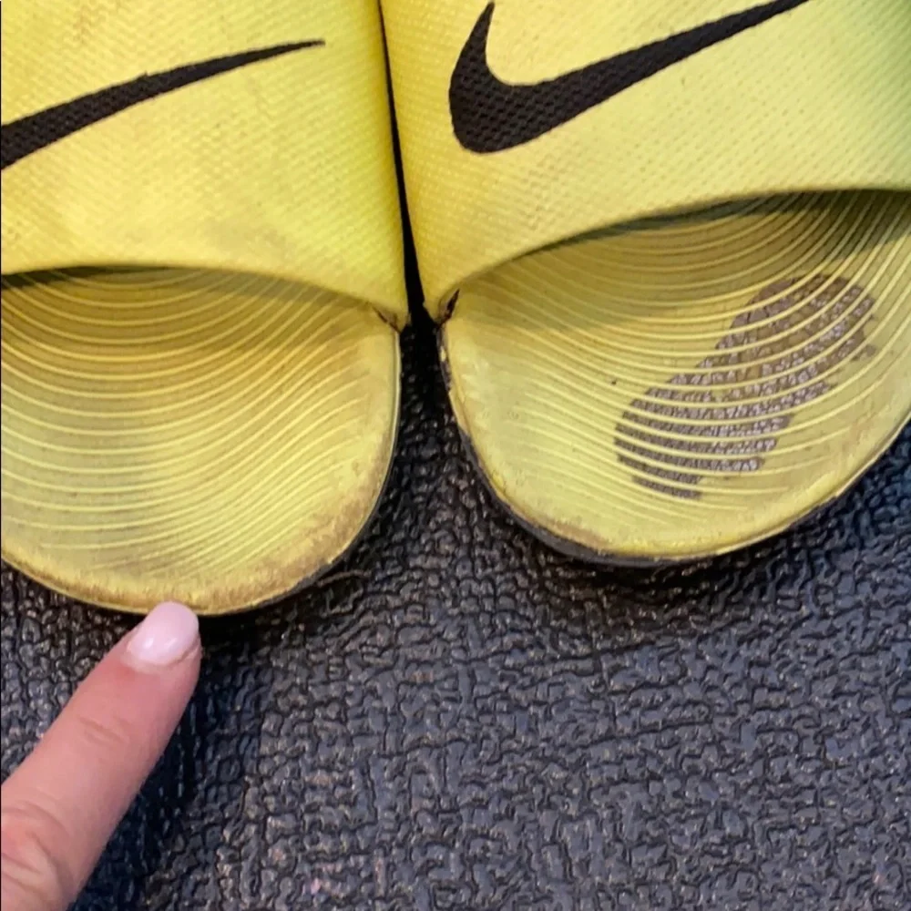 Nike size 13 youth slides